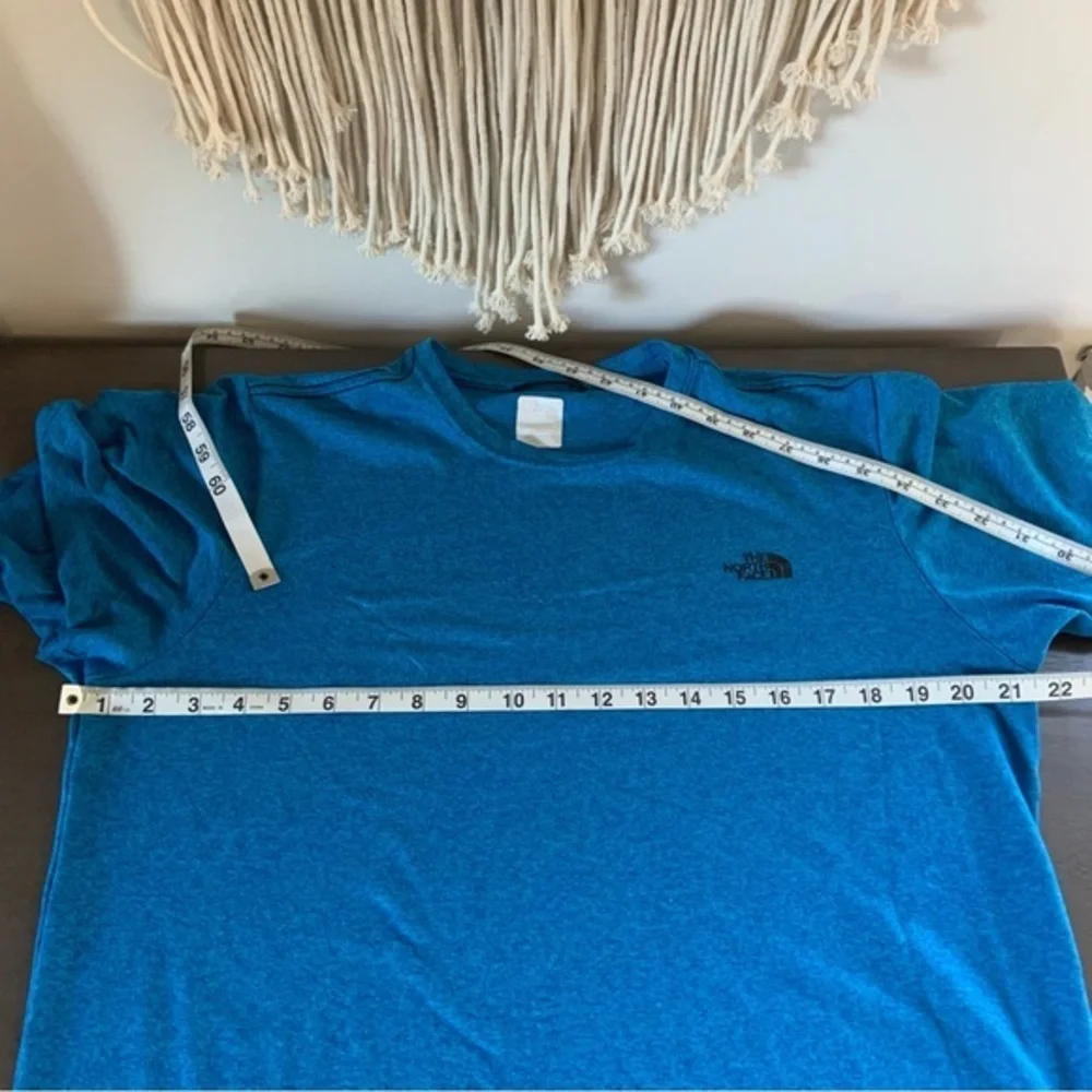 THE NORTH FACE‎ Men's Reaxion Amp Blue Short Sleeve T-Shirt Medium